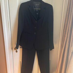Black Pantsuit, Blazer with Pants, Size 4 Petite